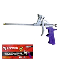 Пистолет для монтажной пены, алюминиевый корпус Foam Gun,фиолетовый
