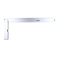 Угольник алюминиевый 450 мм с уровнем,"MAXIMUM"