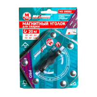 Магнитный уголок для сварки с переключателем 12 кг, шестиугольник, "MAXIMUM" MX 09592
